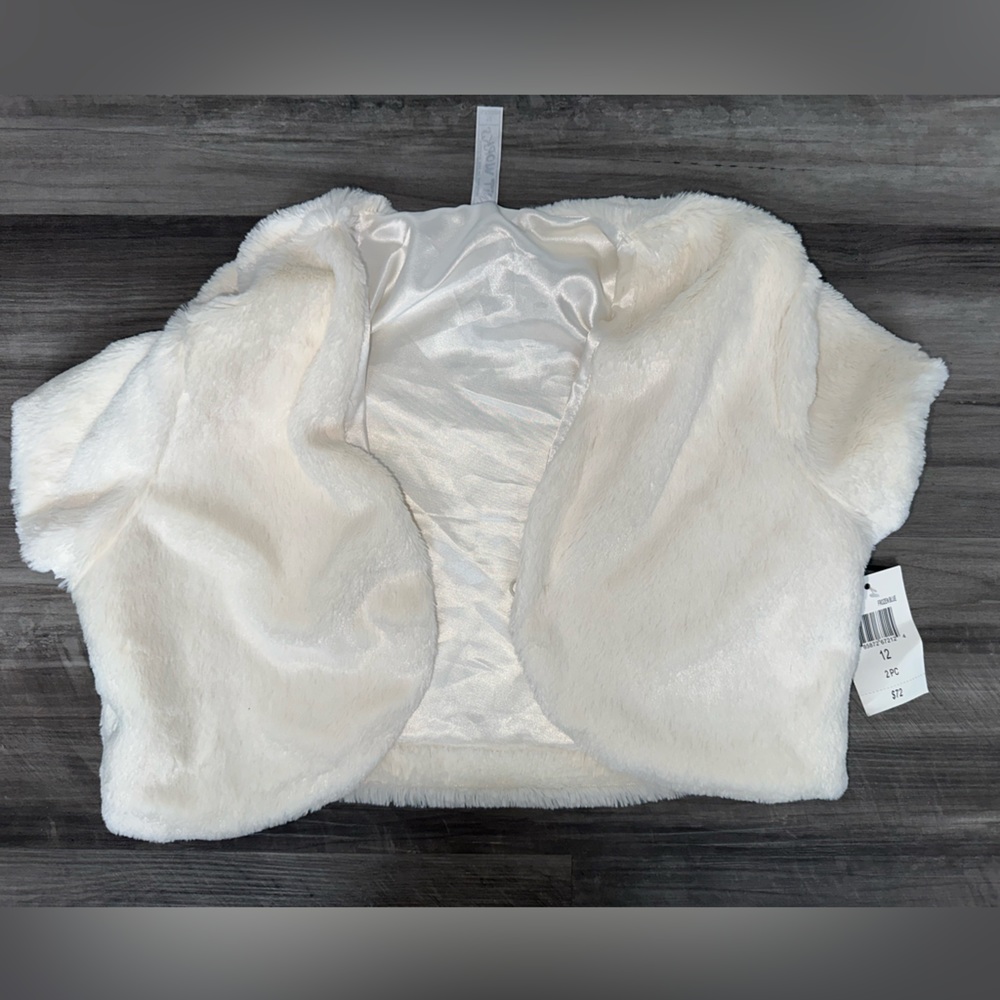 Brand new - Faux Fur kids cardigan